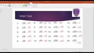 276 Simplifying Surds [upl. by Iiette]