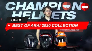 Best of Arai 2020 Collection Road Tested  ChampionHelmetscom [upl. by Haissi]