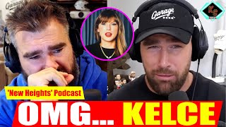 Travis Kelce Tears of Joy as He Reveals Taylor Swift Will Be Attending Thanksgiving With His Family [upl. by Eellek]