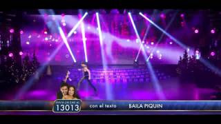 Showmatch 2012  Primera semifinal Hernán Piquín y Noelia Pompa se quedaron con el pop la [upl. by Ginnie753]