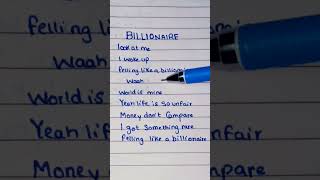 BILLIONAIRE  BABYMONSTER Lyrics billionaire babymonster lyrics [upl. by Laurent937]