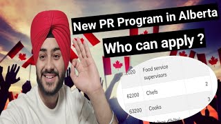 Tourism and Hospitality New PNP program in alberta  Food supervisors  Easy PR [upl. by Naid417]