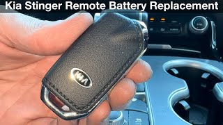 Kia Stinger Remote Key Fob Battery Replacement 20182023 [upl. by Ybsorc]