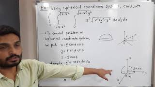 Triple Integration  Lecture 22  Evaluation of Triple Integral using Spherical Coordinates [upl. by Marmaduke]