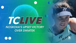 Linda Noskovas Upset Victory Over Iga Swiatek  Tennis Channel Live [upl. by Lancaster409]