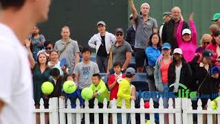 Kyrgios makes a fan happy [upl. by Annoled572]