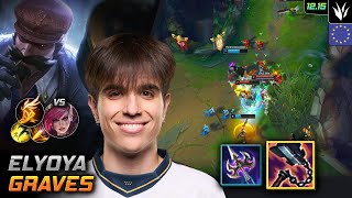 Elyoya Jungle Graves Goredrinker Fleet Footwork  Elyoya Graves Match Highlight  LOL EUW 1215 [upl. by Suiddaht]