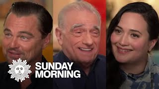 Extended interviews Leonardo DiCaprio Martin Scorsese and Lily Gladstone [upl. by Ahtenek459]