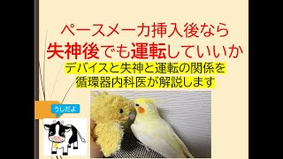 ペースメーカ挿入後なら失神後でも運転していいか失神と運転の関係を循環器内科医が解説します [upl. by Flavio]