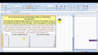 Arithmetic sequences and series with a spreadsheet [upl. by Otha]