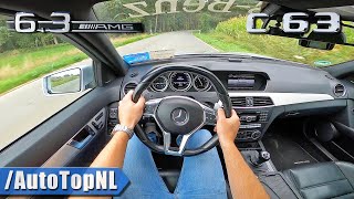 C63 AMG F1 MEDICAL CAR POV Test Drive by AutoTopNL [upl. by Beckerman]