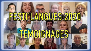 🇨🇵🇩🇪Best of des témoignages des participants au FestiLangues 2020 rencontre francoallemande [upl. by Otreblide418]