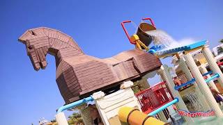 WaterWorld Themed Waterpark  Ayia Napa Cyprus [upl. by Nnahs]