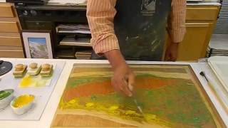 Printing with Rice paste and Pigment Paste Ink [upl. by Caresse]