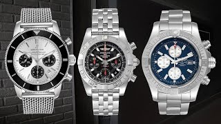 Breitling Watch Collection Superocean Navitimer Avenger  SwissWatchExpo [upl. by Rutter714]