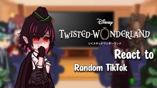 Twisted Wonderland React To Random TiktokPart 35 Repost [upl. by Enneite]