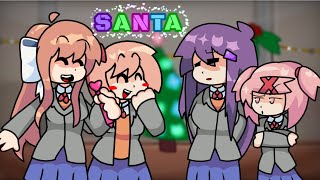 FNF  Santa but the dokis are sing it [upl. by Ichabod790]