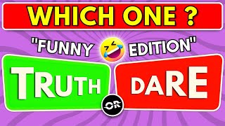 Truth or Dare Funny Questions Edition 😇😈  Interactive Game [upl. by Akima922]