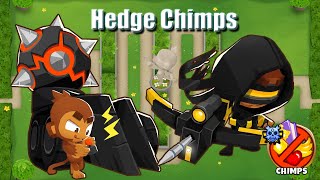 BTD6 Easy Hedge Chimps Guide in Description [upl. by Eramal]