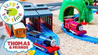 Thomas and Friends  Thomas Train TOMY Trackmaster Giant Motorized Playset  Fun Toy Trains [upl. by Georgeanna]