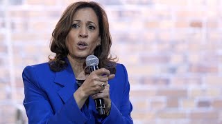 Kamala Harris terrible without a teleprompter [upl. by Samy]