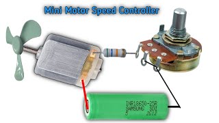 How to Make 37v Dc Motor and Fan Speed Controller Circuit [upl. by Nerred]