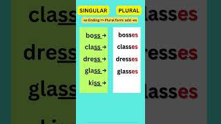 English Grammar Lessons nonus plural english ESL learnenglish education englishgrammar quiz [upl. by Romy903]