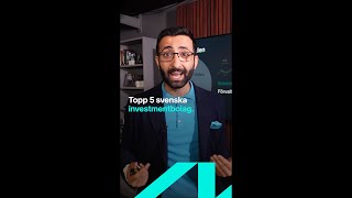 Topp 5 svenska investmentbolag 💼 [upl. by Biondo]