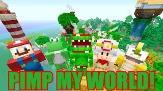 Minecraft Switch  Tripolar  Friends Galaxy  PIMP MY WORLD NEW 1 [upl. by Nathaniel]