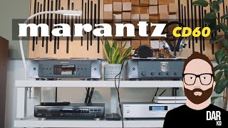 Once again CD playback SOUNDS BETTER than streaming w MARANTZ CD60 amp Rotel CD11 Tribute [upl. by Onifur]