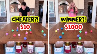 Crazy family Money battles Money ball challenge KlemFamily [upl. by Dahraf370]