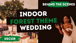 Forest Theme Wedding  Reception ideas  Design inspo [upl. by Couture]