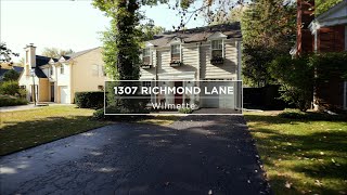 1307 Richmond Lane  Wilmette IL 60091 [upl. by Bordie266]