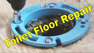 Toilet Floor Repair 1 of 2 [upl. by Arraik12]