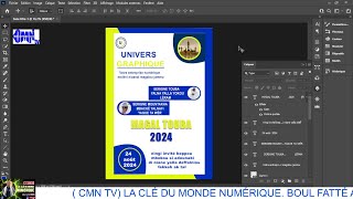 COMMENT RÉALISER CETTE AFFICHE DANS ADOBE PHOTOSHOP [upl. by Dee Dee]