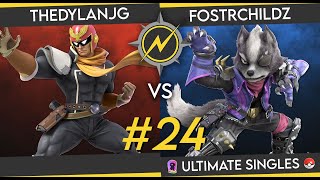 Thunderstrike 24  TheDylanJG Captain Falcon vs FostrChildz Wolf [upl. by Tattan143]