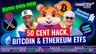 Crypto From 300 million in 30 min to crypto ETFs worldwide ⚡️ Hamster News 🐹💥 [upl. by Duahsar]