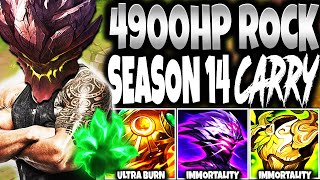 My Malphite Season 14 Build Guide Showed them HOW TO HARD COMEBACK CARRY 🔥 LoL Malphite s14 Gameplay [upl. by Tzong]