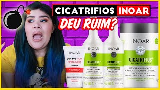 ❌Deu ruim INOAR CICATRIFIOS PLÁSTICA CAPILAR NoLow PooVegano [upl. by Tedie692]