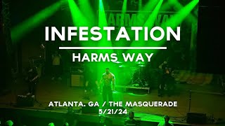 Harms Way  Infestation  52124  Atlanta GA  The Masquerade [upl. by Farmelo]