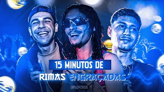 15 MINUTOS DE RIMAS ENGRAÇADAS 😂 PRA DAR REPLAY ⏯️ [upl. by Noteloc]