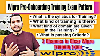 Wipro Training Exam Pattern amp Selection 2023  How Many Attempts In Wipro Training Wipro Onboarding [upl. by Charline653]