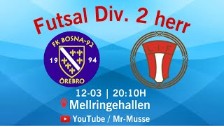 FK Bosna 92 amp Laxå IF  Futsal Div2 Herr  Sweden Örebro  20241203  58 [upl. by Myo]