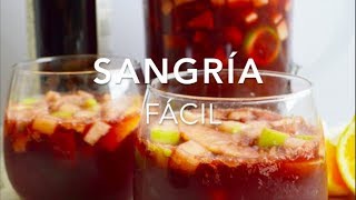 CÓMO HACER SANGRÍA fácil amp muy deliciosa  Recetas fáciles Pizca de Sabor [upl. by Saimerej]