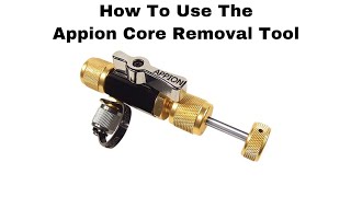 How To Use The Appion Core Removal Tool [upl. by Edyaj]