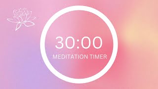 30 Minutes Silent Meditation Timer With Bells [upl. by Ennagroeg220]