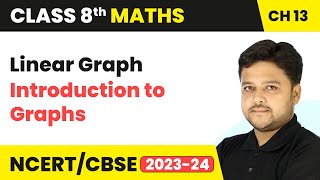 Linear Graph  Introduction to Graphs  Class 8 Mathematics Chapter 13  CBSE [upl. by Merle]