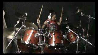 Slipknot  Psychosocial  drum cover 9 years old [upl. by Ruon175]