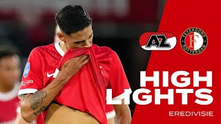 Highlights AZ  Feyenoord  Eredivisie [upl. by Adivad]