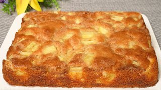 Kuchen in 5 Minuten Der berühmte Apfelkuchen der in ihrem Mund schmilzt Einfach und lecker [upl. by Tegdig]